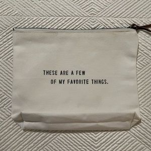 100% Cotton Canvas Clutch